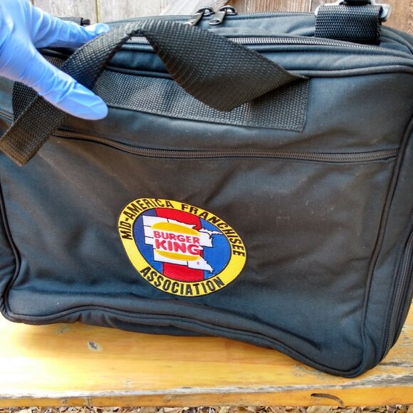 Burger King Mid-America Franchisee Association Business Organizer Laptop Bag Y2K - Picture 15 of 16